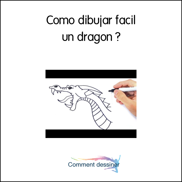 Como dibujar facil un dragon